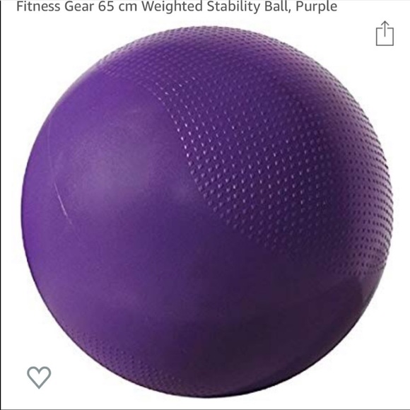 Fitness Gear Stability Ball in Purple - Picture 2 of 7